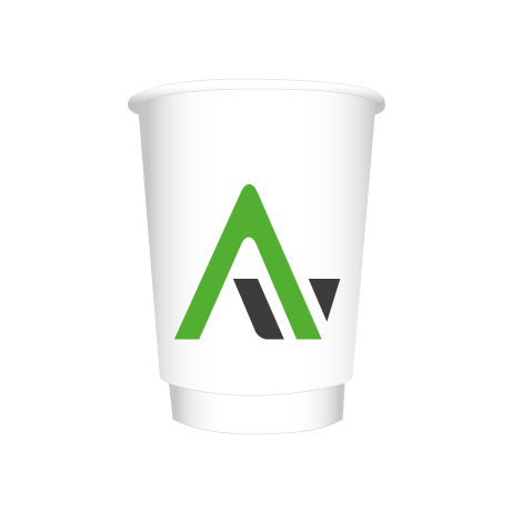 Pappbecher BIO | 400 ml doppelwandig | rundum bedruckt